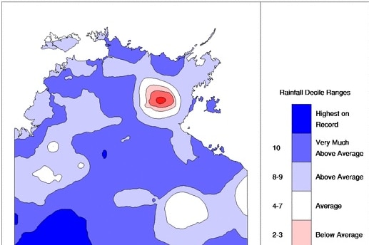 Weather map. December rain