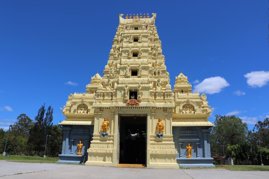 The hindu temple at South Maclean.