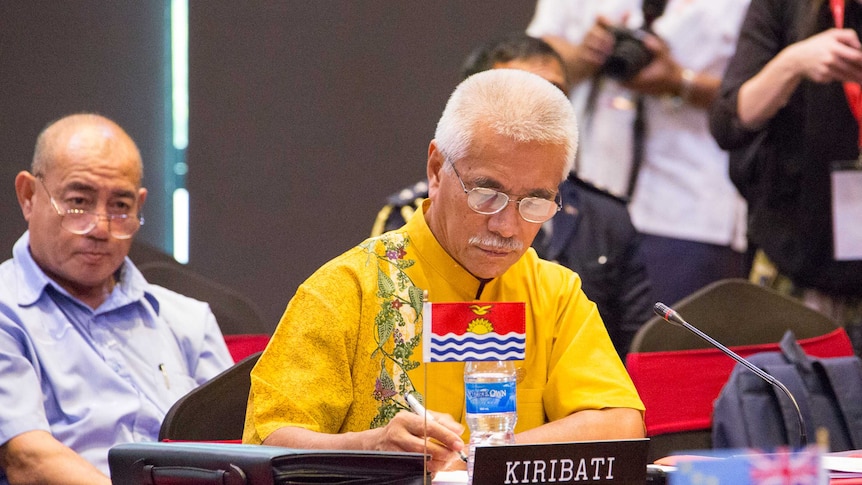 Former Kiribati president Anote Tong