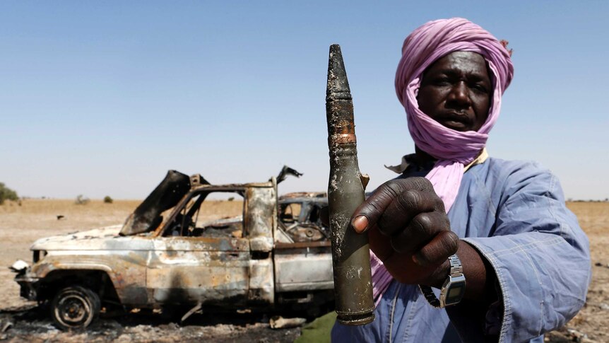Tuareg rebel in Mali