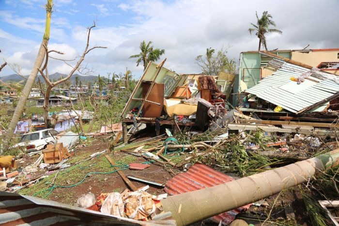 Fiji cyclone damage