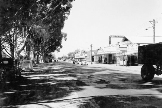 James Street, Guildford's main street, in 1949