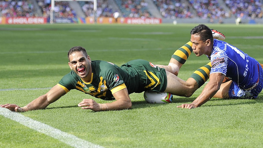 Inglis scores against Samoa in Four Nations