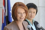 Julia Gillard: 'I'm not speculating on double dissolution matters'.