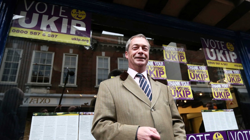 UKIP leader Nigel Farage