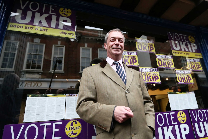 UKIP leader Nigel Farage