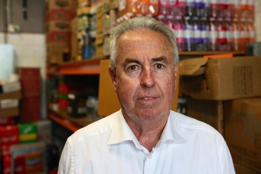Head and shoulder shot of WA Independent Grocers Association president John Cummings