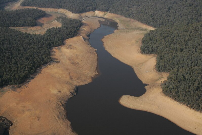 Corrin reservoir during the millennium drought