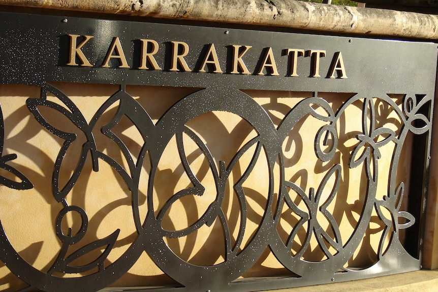 A sign for Karrakatta Cemetery.