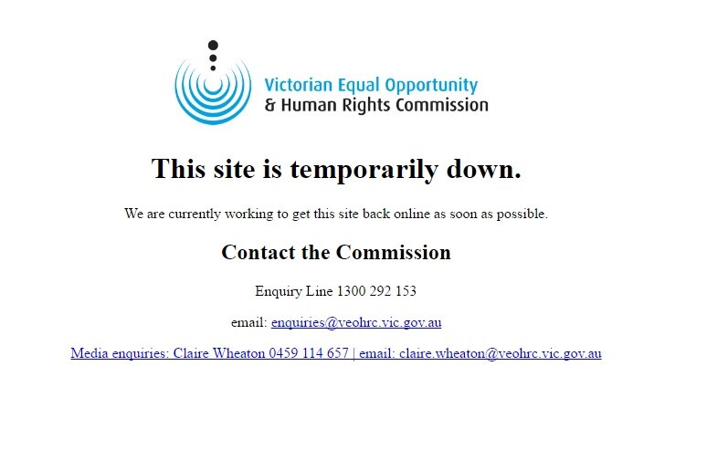 VEOHRC site hacked