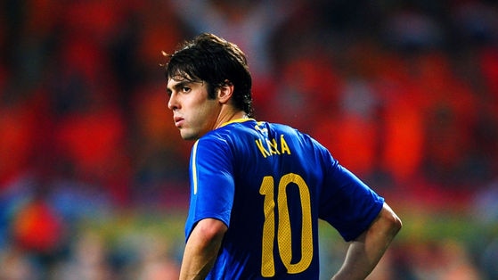 Frustrating exit: Kaka only showed glimpses of his best form in South Africa.