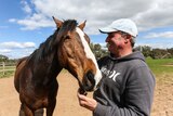 Darren Weir with 2015 Melbourne Cup winner Prince of Penzance.