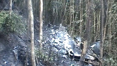 Investigators have inspected the site of the crash