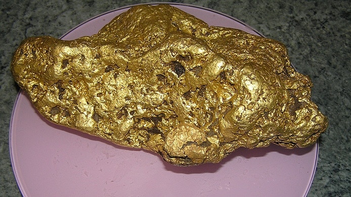 A four kilo gold nugget