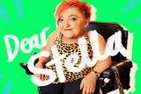 Stella Young with words Dear Stella illustrated above for letter to her younger self