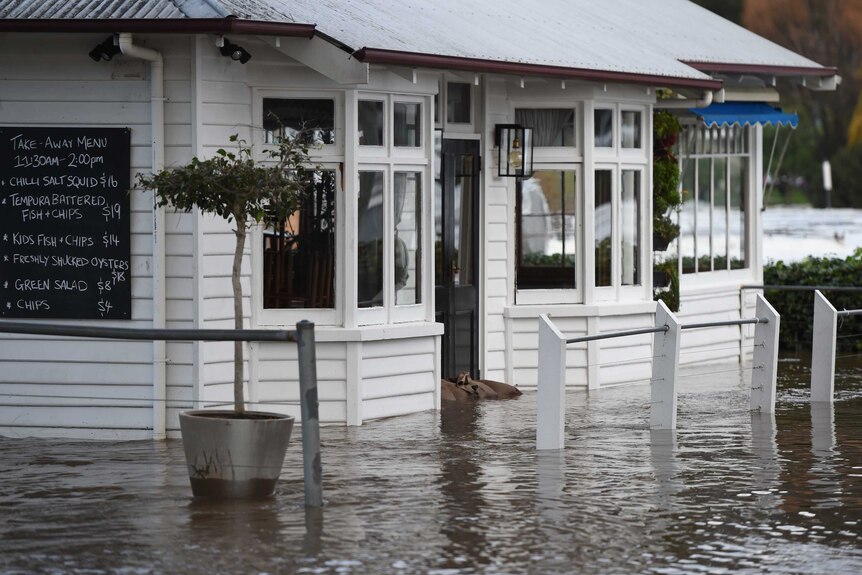 Waterfront Seafood Restaurant flooded