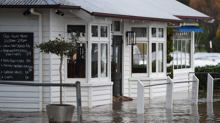 Waterfront Seafood Restaurant flooded