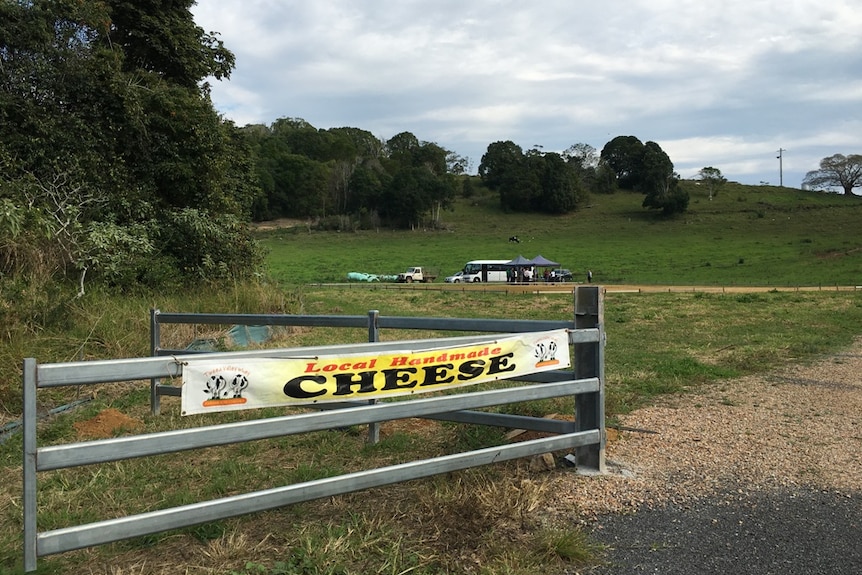 The site of a cheese factory on a dairy farm.