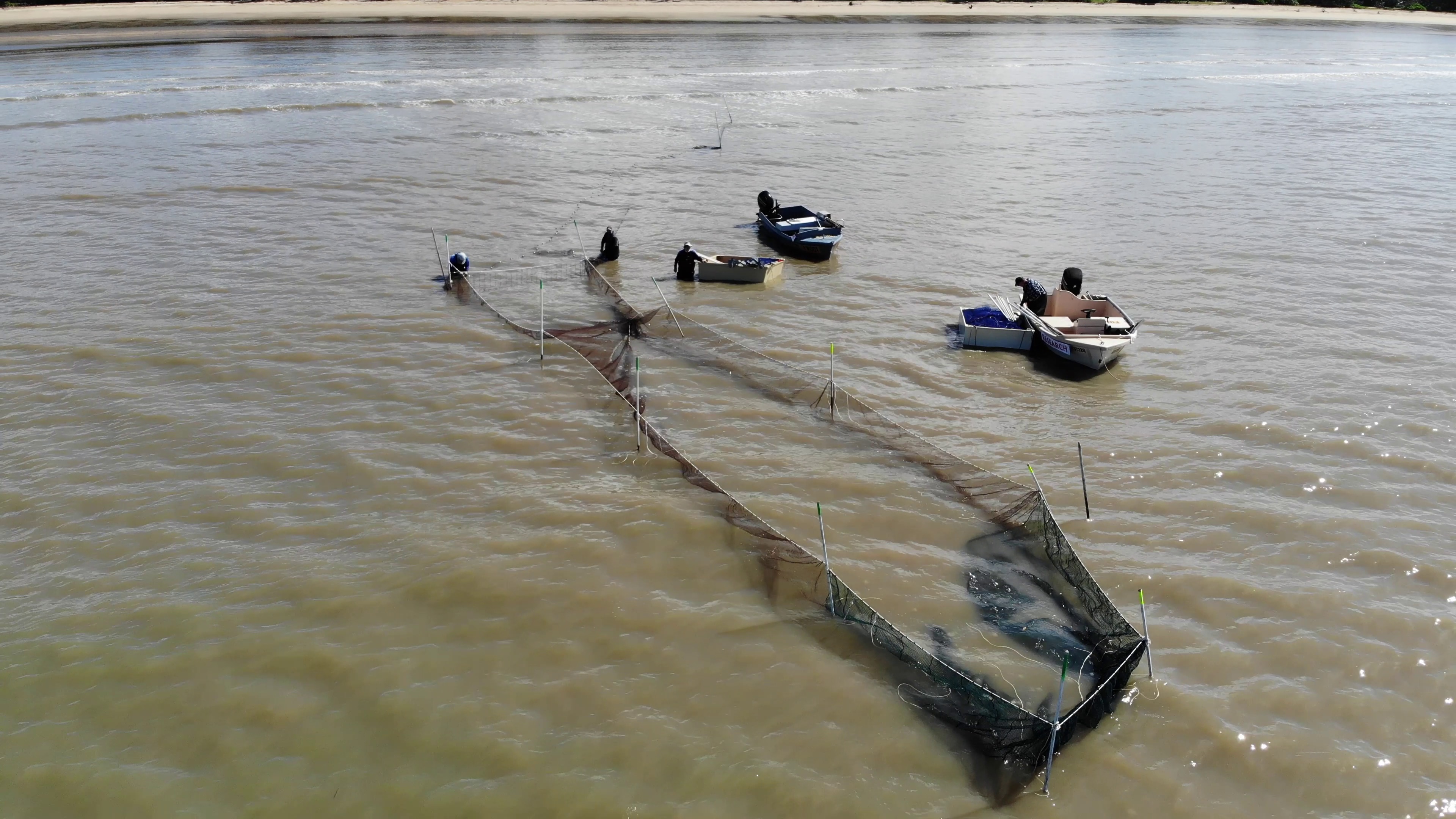 Fishers furious as 1.6km nets trialled near Great Barrier Reef