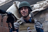 Journalist James Foley working in Syria