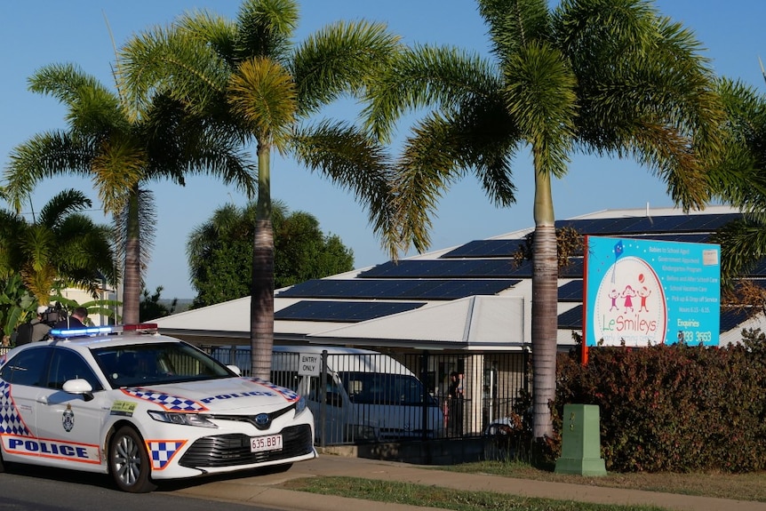 Police care outside childcare.