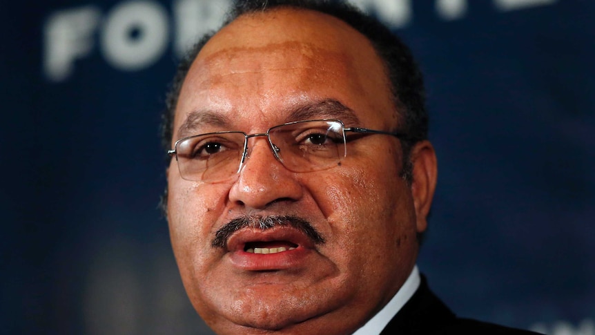 Former PNG prime minister Peter O'Neill