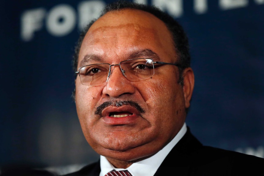 PNG prime minister Peter O'Neill