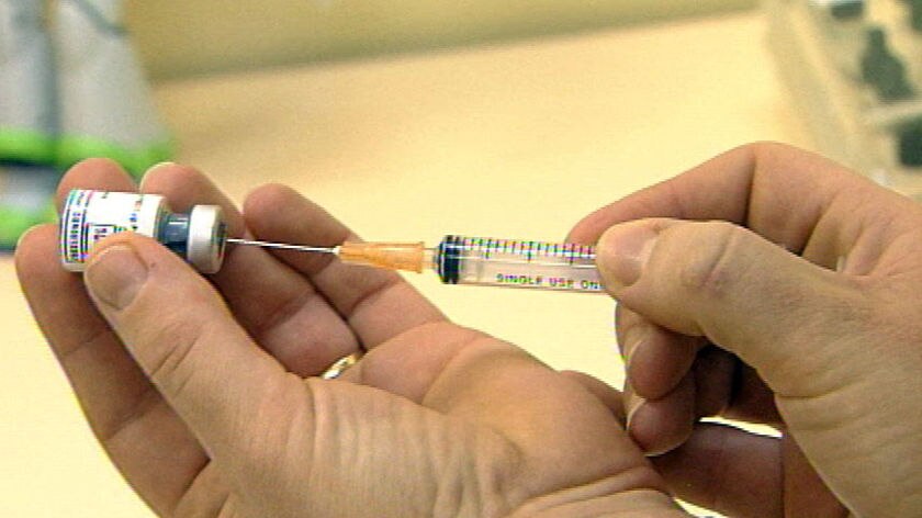 The doctor who says he administered the vaccine to the two-year-old girl says she was fine after he administered it.