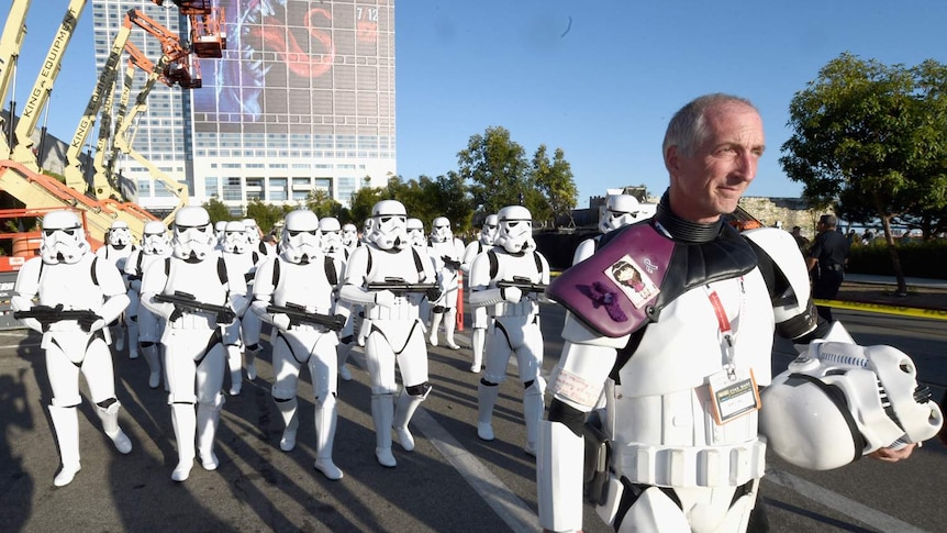 Fans 'escorted' by storm troopers to Star Wars concert at San Diego Comic Con
