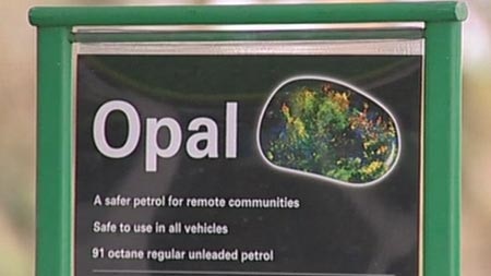 An Opal fuel sign.
