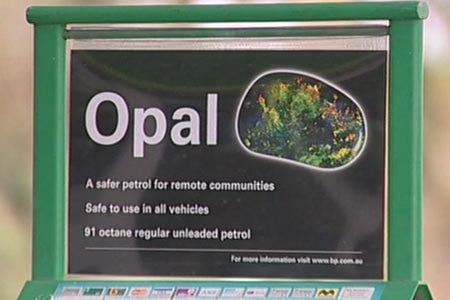 An Opal fuel sign.