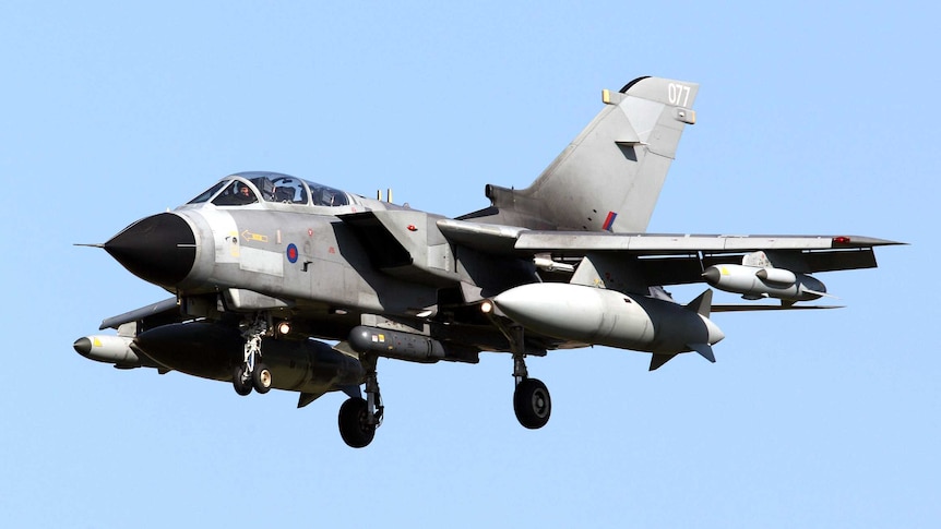 British RAF GR4 fighter jet