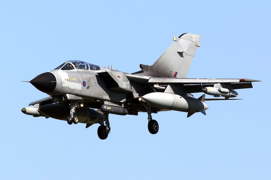 British RAF GR4 fighter jet