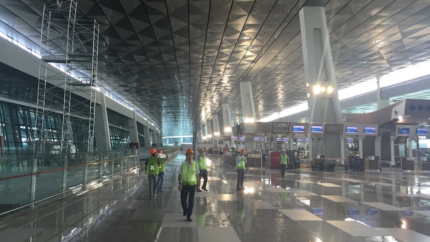 The new terminal at Jakarta's Soekarno-Hatta airport