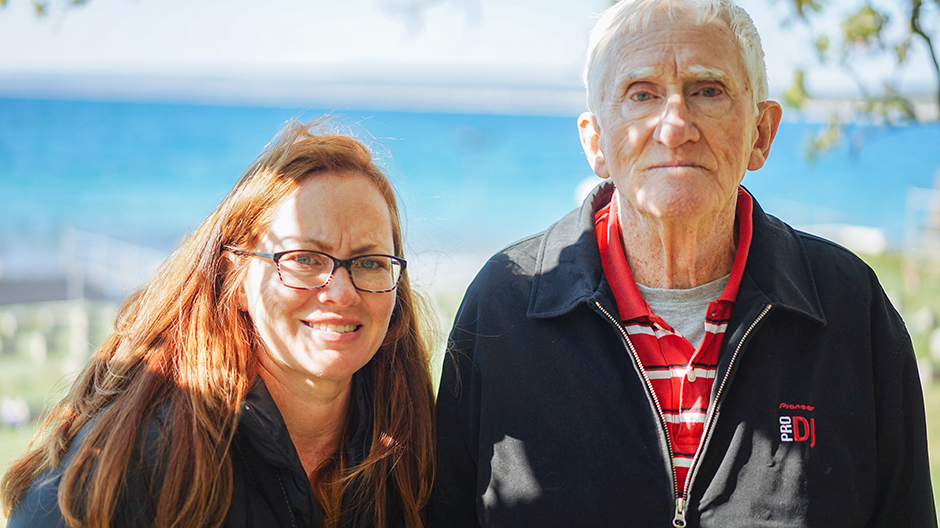 Janet Hicks and Graeme Rudd at Gallipoli