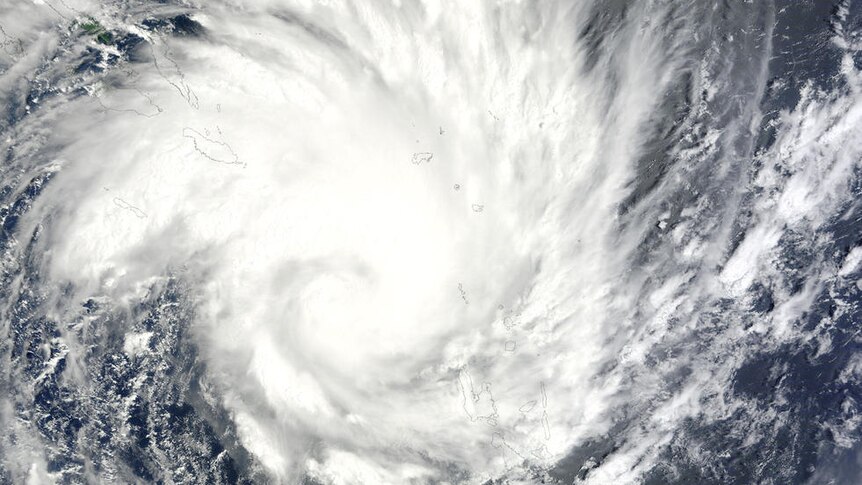 NASA satellite image of Cyclone Yasi (NASA)