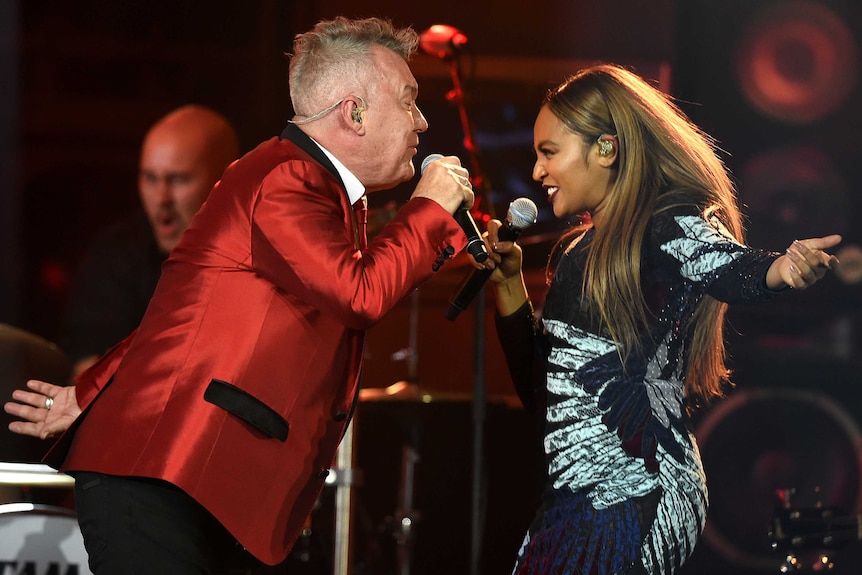 Jimmy Barnes and Jessica Mauboy