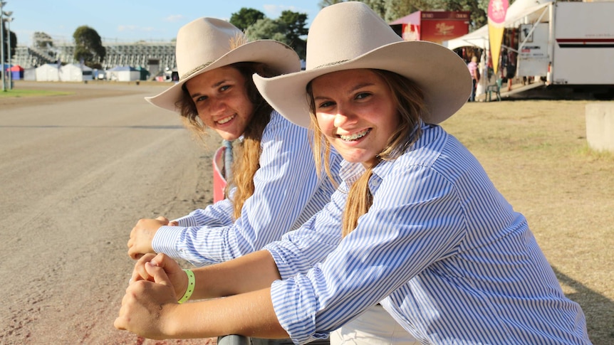 Natasha and Emma from Yanco Agricultural High School