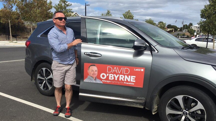 New labor MP David O'Byrne the day after the state poll