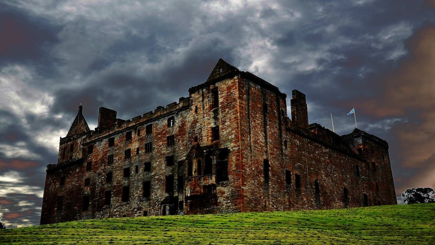 The ruins of Linlithgow Palace in the town of Linlithgow, 15 miles west of Edinburgh where Mary Queen of Scots was born in 1542.