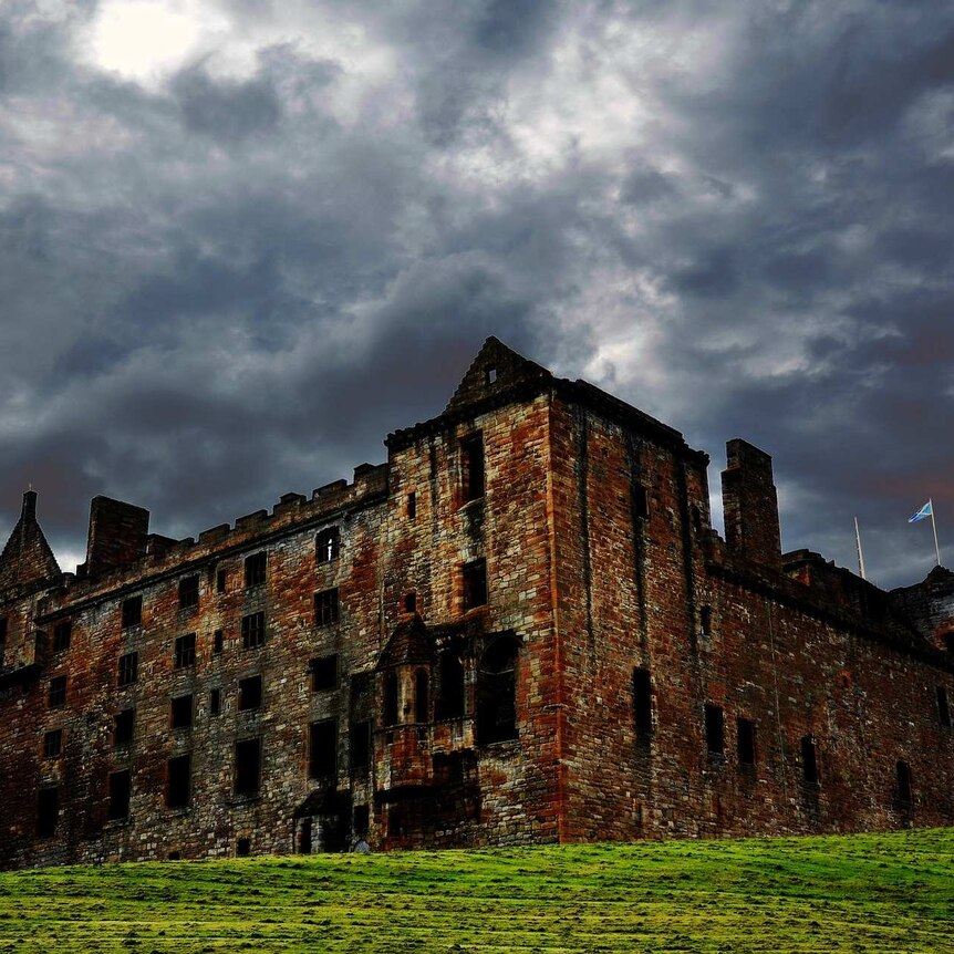 The ruins of Linlithgow Palace in the town of Linlithgow, 15 miles west of Edinburgh where Mary Queen of Scots was born in 1542.