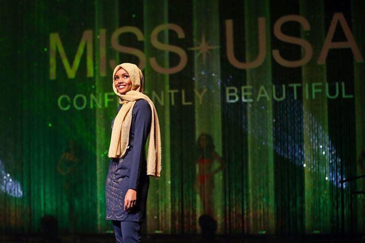 Halima Aden in her burkini