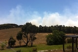 Smoke from fire at Sellicks Hill, south of Adelaide