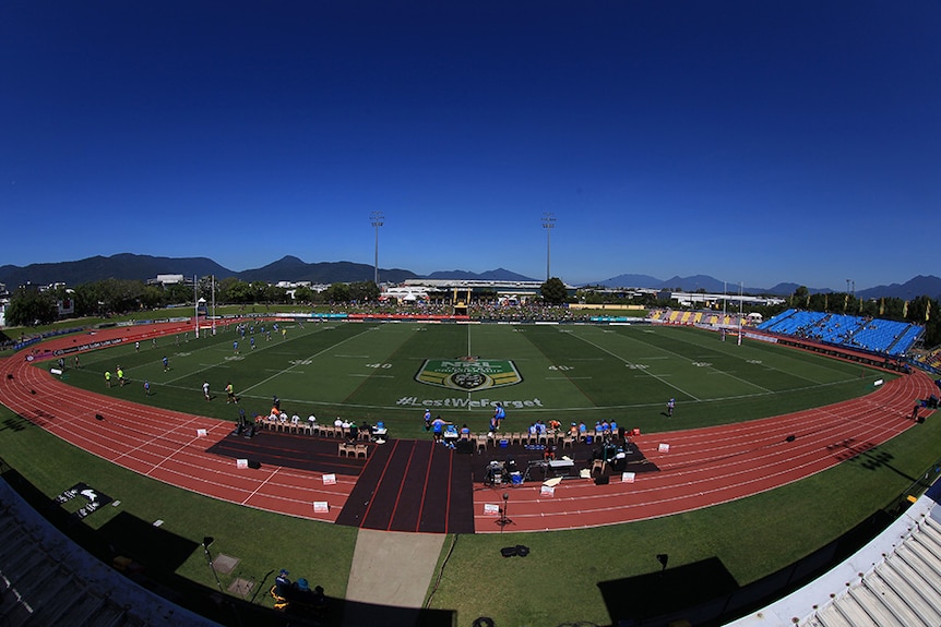 An aerial shot of the Barlow Park sporting grounds