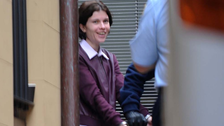 Donna Deaves outside court after pleading guilty to the manslaughter of her daughter