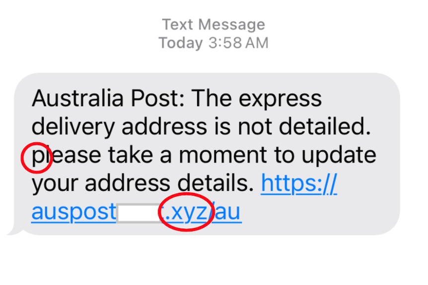 The express delivery address is not detailed. please take a moment to update your address details. https://auspost.xyz/au