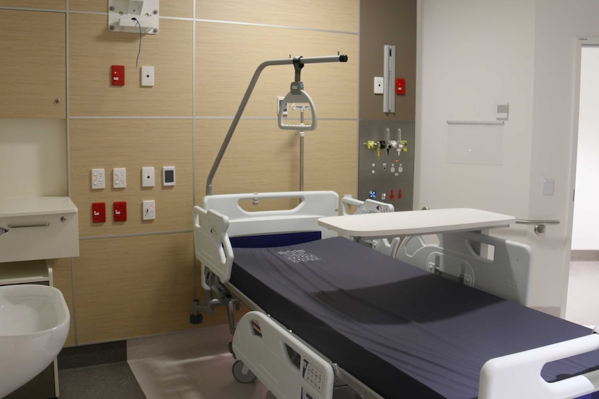 Patient room in the new Royal Adelaide Hospital.