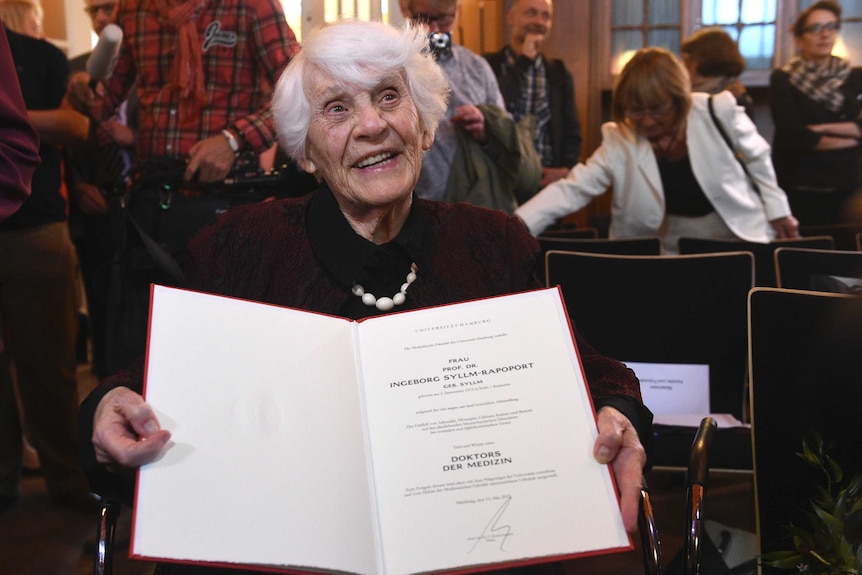 Ingeborg Syllm-Rapoport, 102, receives PhD