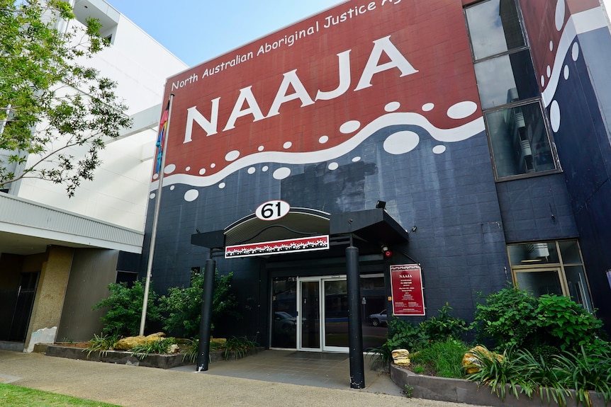 The exterior of the NAAJA building in Darwin.