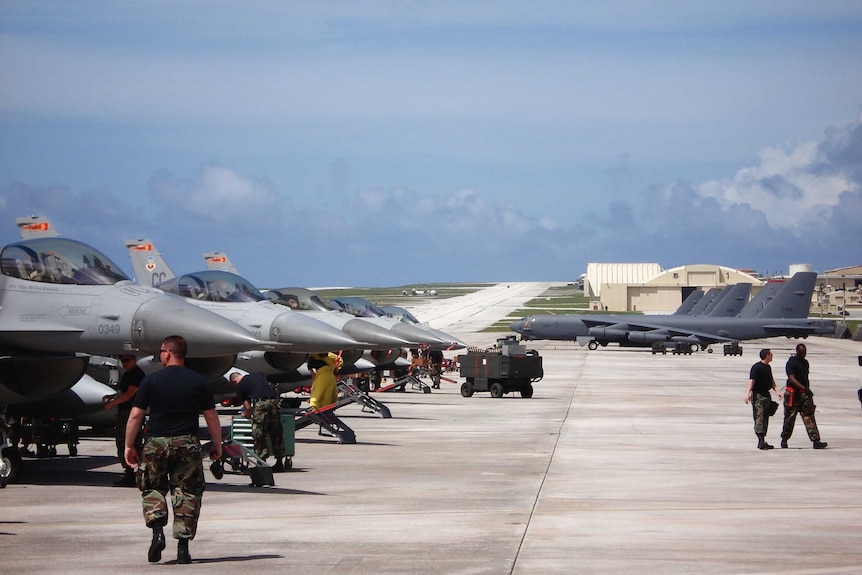 Andersen Air Base in Guam